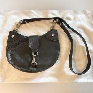 Black Leather Harley Davidson Crossbody